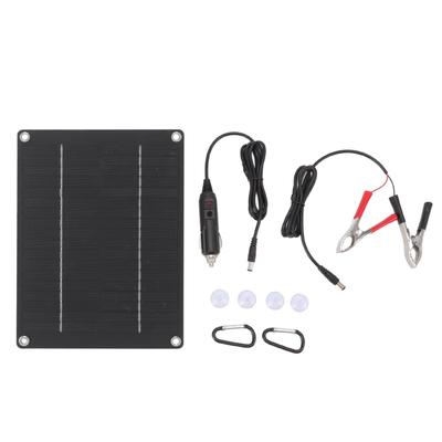 Solarpanel 10W Tragbar Kompakt Dünn Wasserdicht Flexibel Solarladepaneel für Auto Haus Boot