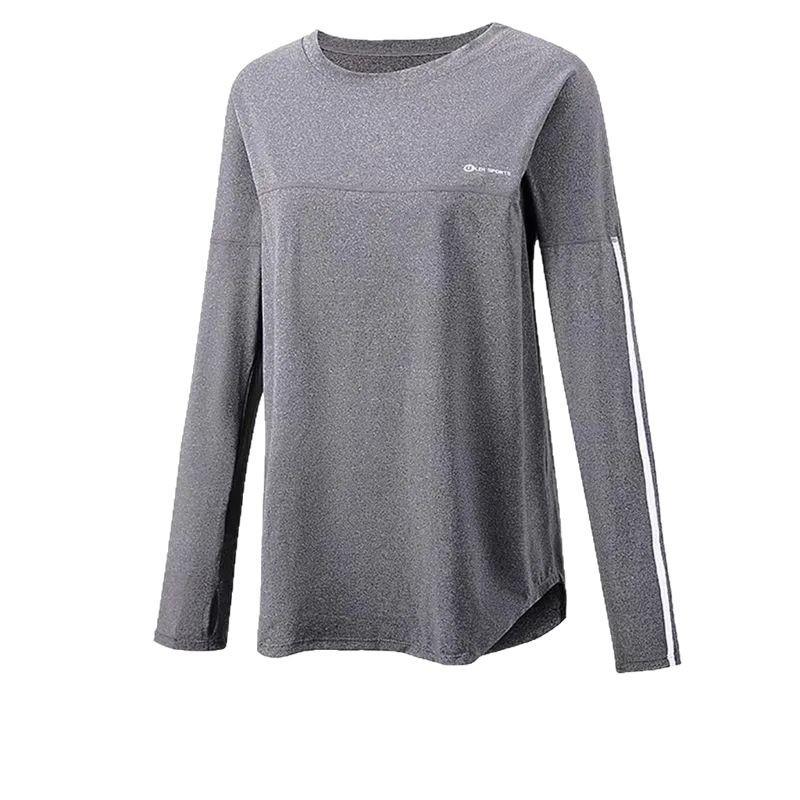 Women's Plus Size Quick-Dry Sportswear: Long Sleeve Top & Loose Pants for Spring/Autumn Running & Yoga