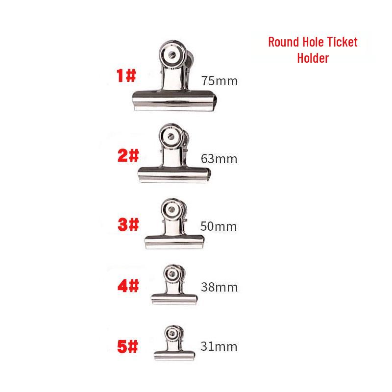 

Mountain-Shaped Metal Clip Set: Large, Medium, Small, Round, Stainless Steel, Long-Tail, Bill & Sealing Clips