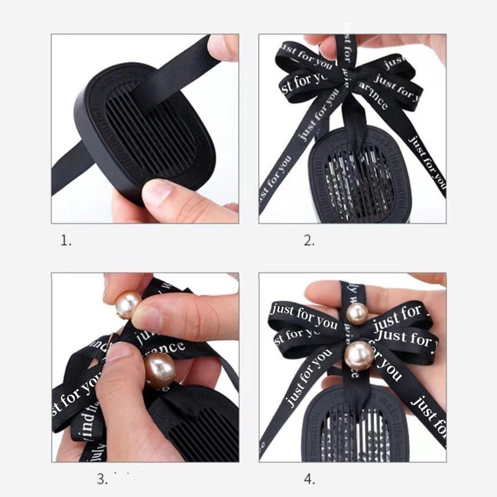 2Pcs Car Aromatherapy Diffuser Pendant High-End Long-Lasting Light Fragrance 7 Fragrance Pendants for Toyota Mercedes-Benz Bmw