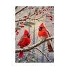 Christmas Day Garden Flag Polyester Double Layer Printed Outdoor Flag Courtyard Decoration Flag