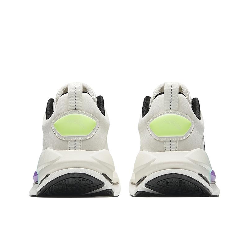 Anta Running Collection Cushioning Slip Resistant Abrasion Resistant Low top Casual Sprint Running Shoes Men's White Sneakers 912435537-6