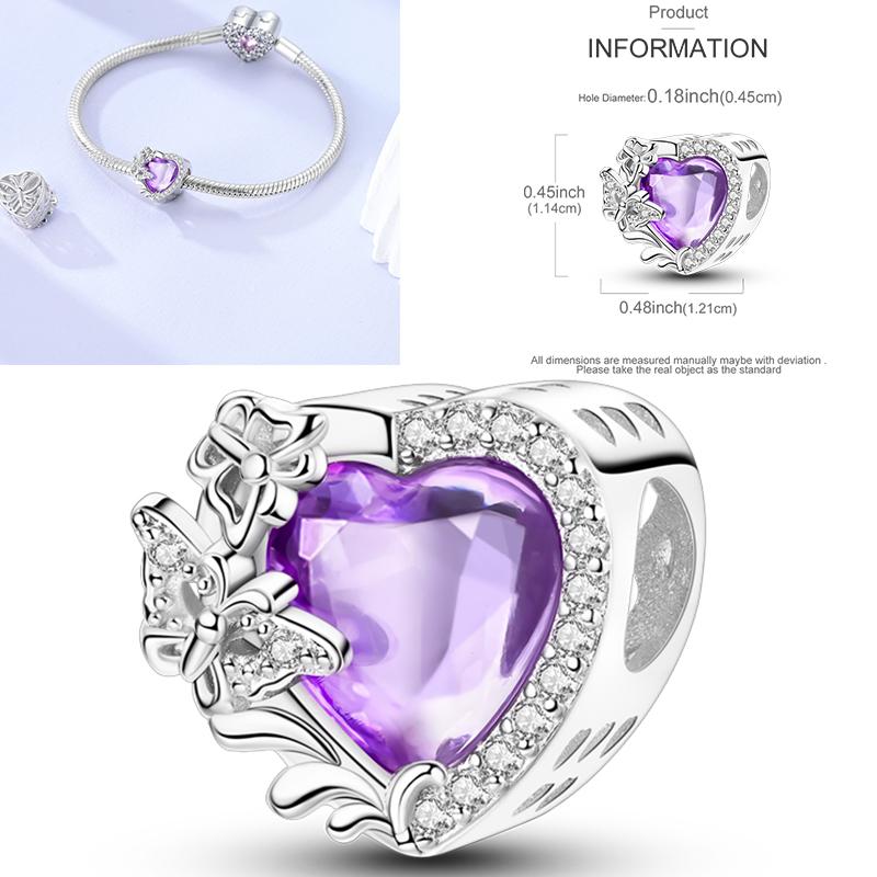 Copper Dragonfly Butterfly Pendant Charms Bead Fit Original Bracelet Bangle Women Jewelry Girl Making Beads