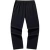 Anta Casual Simple Solid Color Tapered Knit Sports Pants Women Bottoms Black 162528302-1