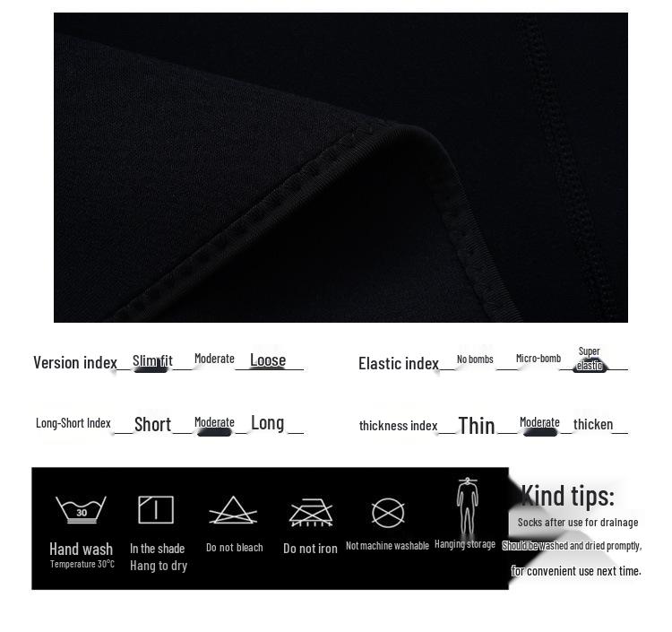 3mm Super Elastic Non-Slip Cut-Resistant Warm Diving and Snorkeling Socks