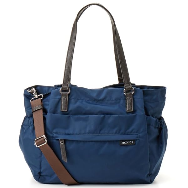 Tote Bag with Pouch MONI01201 Navy [MONICA] MONICA 3-Way (66)