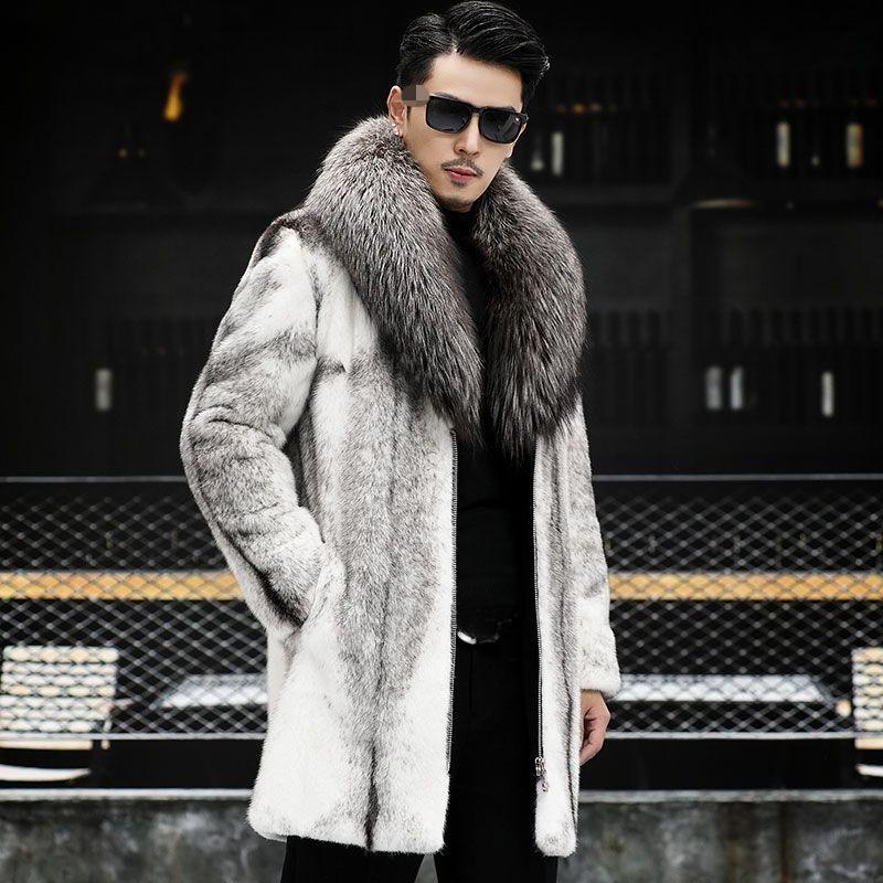 Men's Winter Warm Coat - Thickened Faux Fur-lined Overcoat