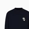 Emporio Armani EA Letter Print Crew Neck Casual Pullover Sweatshirt Men Sweatshirt Blue 3D1MEC-1JODZ-10965