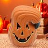HBASD Halloween LED Kürbis Laterne, Neuheit Blinkende Kürbis Laterne Lampe Spielzeug für Haus Party Zubehör Raum Dekoration Requisiten (G)