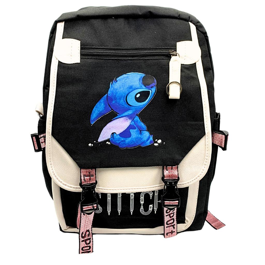Lilo och Stitch Ryggsäck För Skola, Skola, Stad, Resor, Rymlig