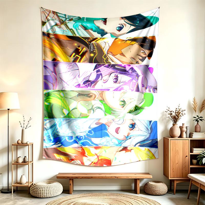 Genshin Impact (1) Tapestry Suitable For Decorating Homes Dorms And Bedrooms Soft To The Touch And A Perfect Gift For Friends And Family