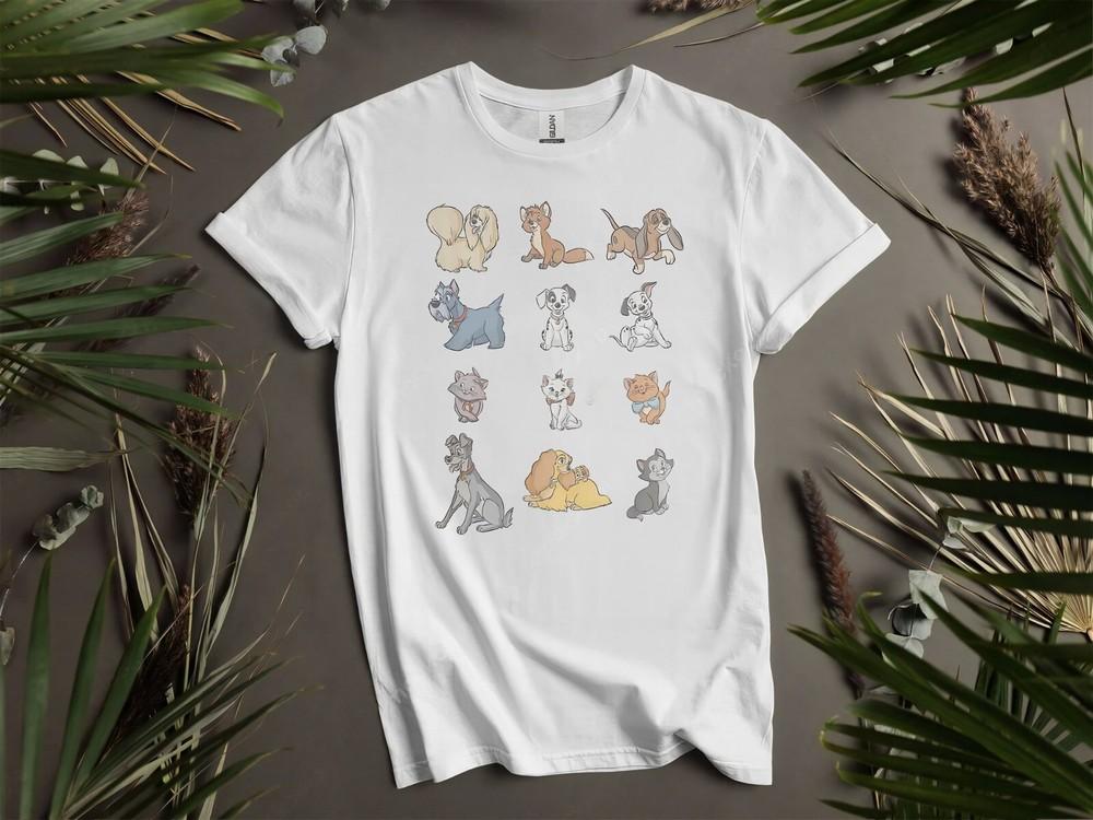 

Classic Cats And Dogs Collage Vintage The Hoodie Tshirt Men Women Unisex AD112 3XL