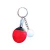 Creative Sports-themed Keychain For Table Tennis Fans Made Of Colorful Metal