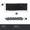Logitech English Keyboard Wireless Combo (920-004536) [Parallel Import]