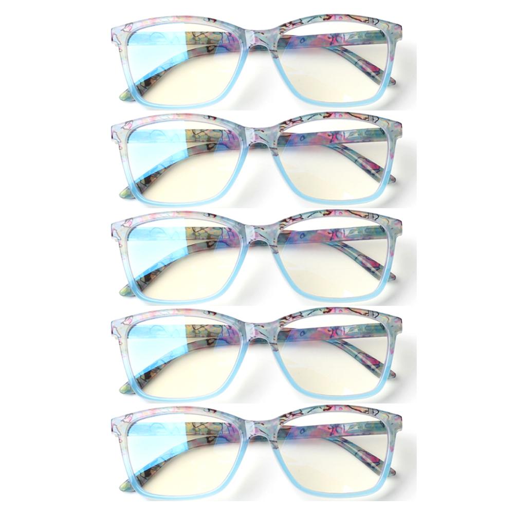 

Turezing Reading Glasses for Women Spring Hinges Comfortable High Quality Decorative Prescription Eyewear for Men 3.5