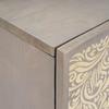 Bathroom Cabinet with Door Grey 38 x 33 x 58 cm Solid Mango Wood