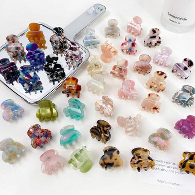 Korean Dopamine Mini Claw Clip: Cute Hair Accessories for Women & Children