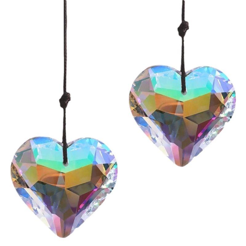 Kryształowy łapacz słońca tęcza wisiorek miłość: Łapacz snów i dekoracja pokoju