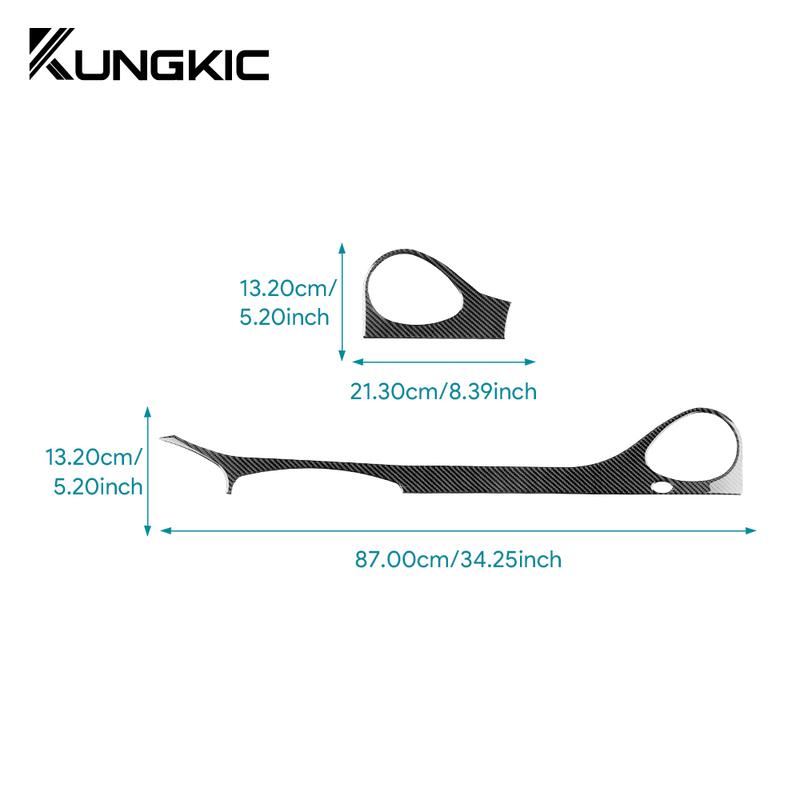 Real Soft Carbon Fiber Sticker For Renault Clio 3 2006 2007 2008 2009 2010 2011 2012 Car Central Console AC Trim Accessories