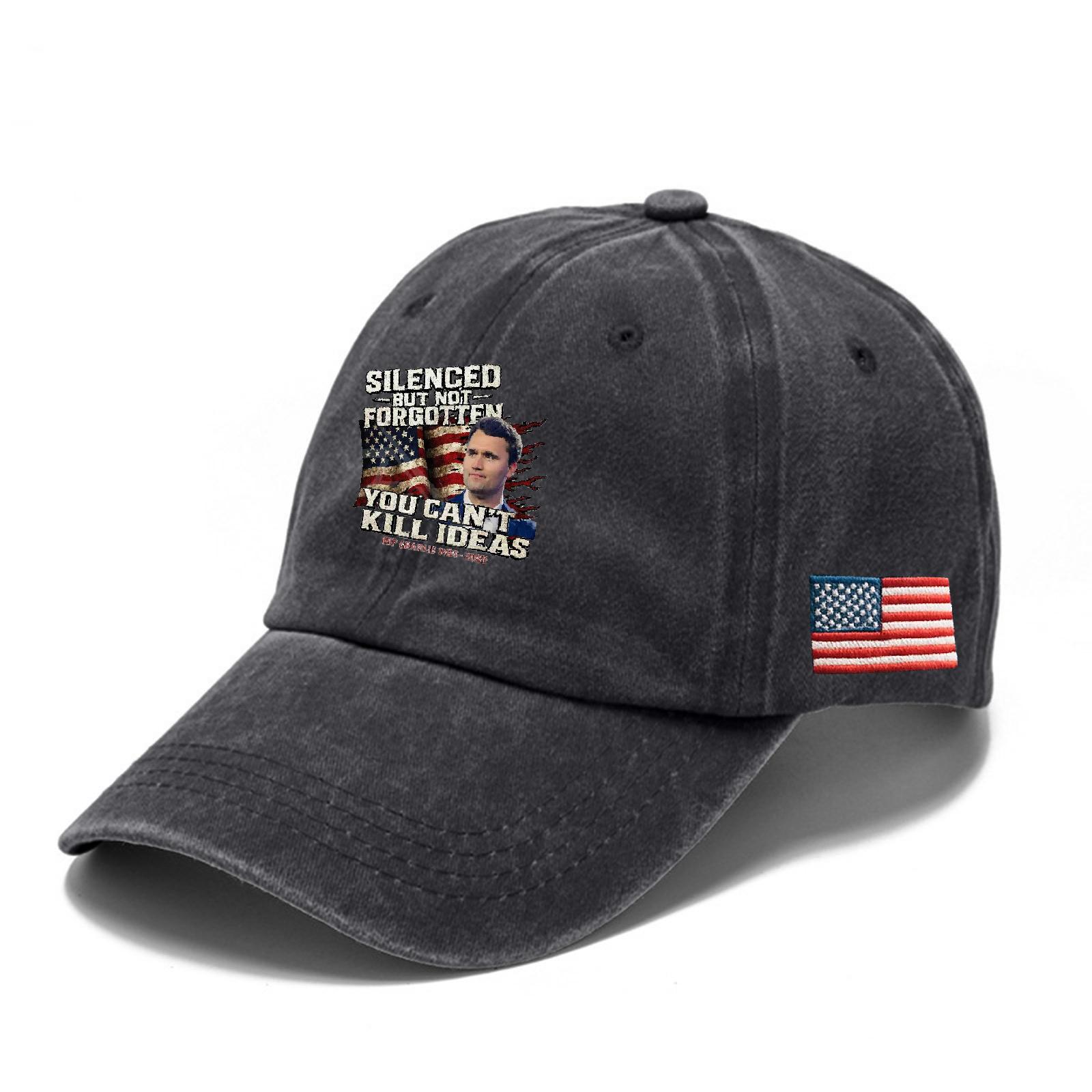 

Модные мужские и женские регулируемые бейсболки с принтом One Size чёрный