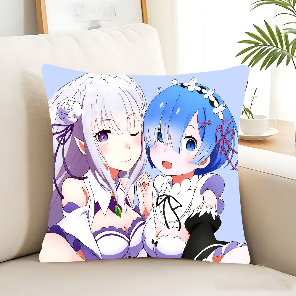 Re Anime Zero Pillow Case Removable Washable Cushion Cover – All-Season Soft Linen