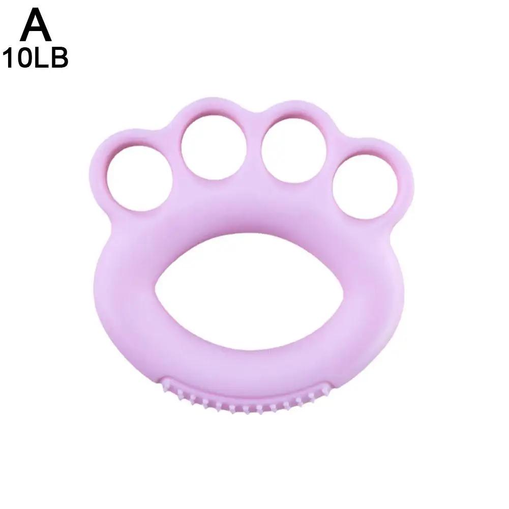 10-60LB Silicone Finger Gripper Hand Resistance Band Pow Wrist Finger Trainer Forearm Exercise Gripping Expander Stretcher J2I7