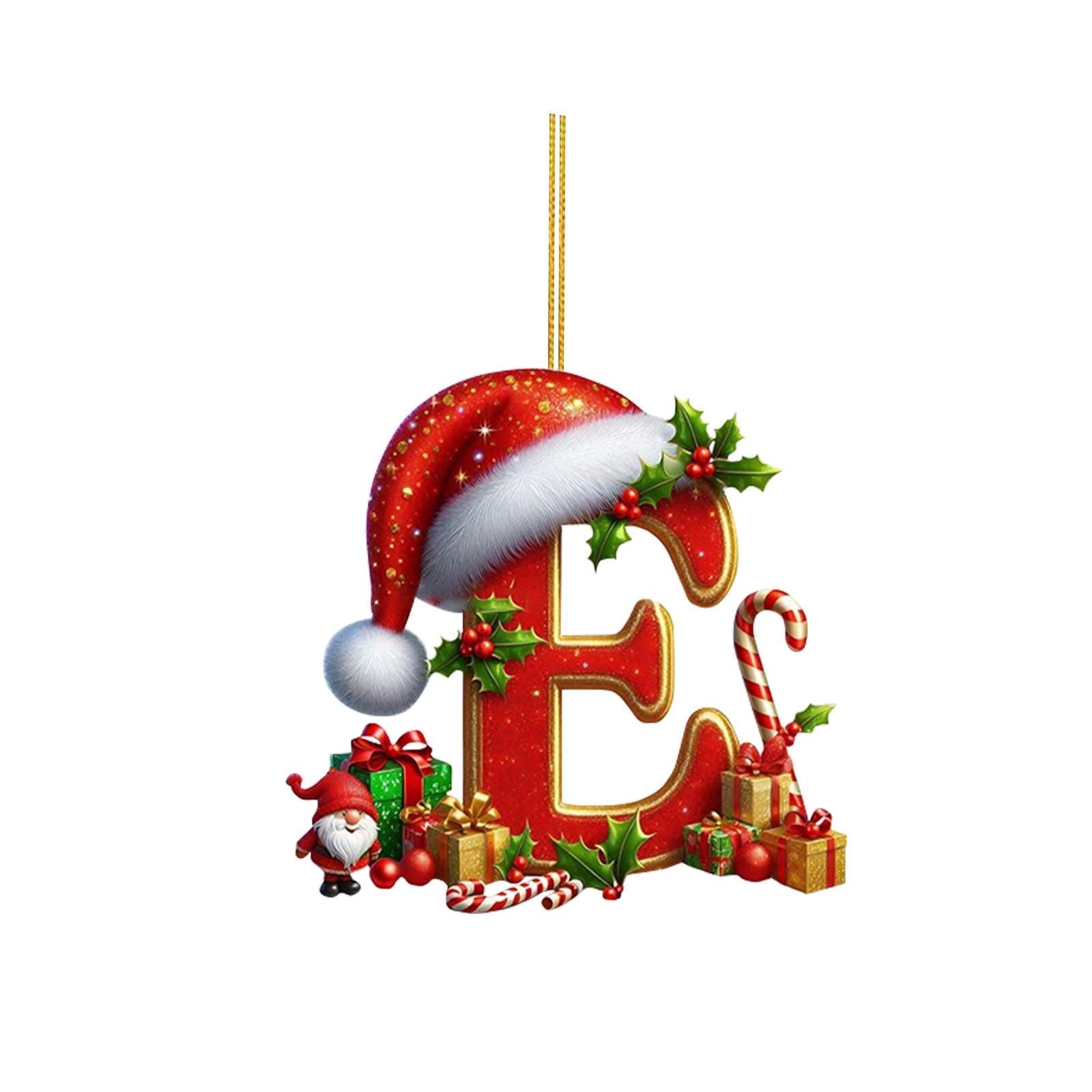 

26 букв,Рождество,Украшения,Акрил,1 One Size