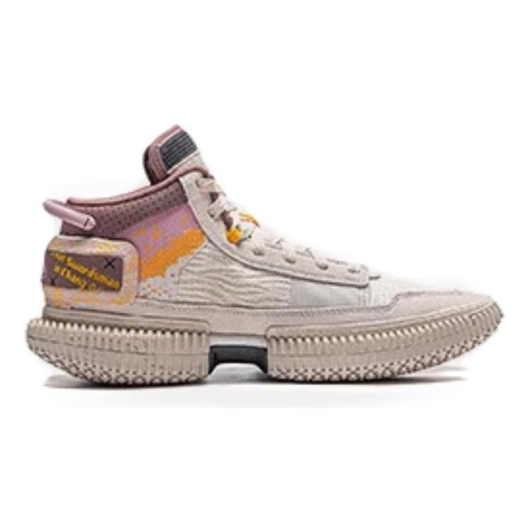 Li Ning Anti-Five 3 Ultra Fabric Synthetic Leather Lightweight High Resilience Breathable Mid-Top Basketball Shoes Men sneaker ABFS011-34