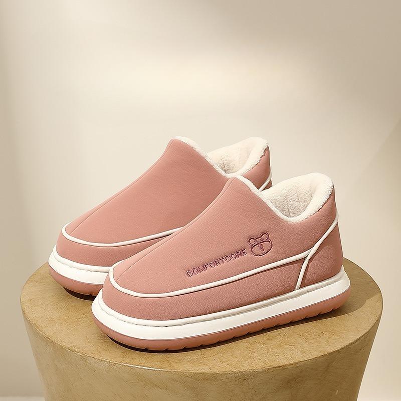 New Thick-soled and Fleece Warm Couple High-top Cotton Shoes for Women