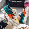 Fashion 2025 Spring New Men's Casual Sports Shoes Retro Color Blocking Niche Design Canvas Fashion Trend Comfortable Platform sneakers