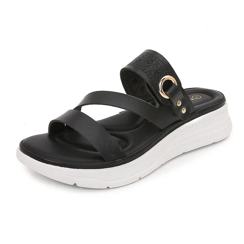 Shoes for Women Summer Fashion Women Comfortable Non-slip Platform Sandals Beach Sandalias Mujer Slip on Slippers Women