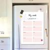 Shopping Magnet Board Sticker Weekly Calendar Fridge
