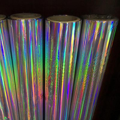 Custom PET Aluminized Film: Transparent PVC Laser Film and Colored Plastic Film