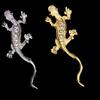 Car 3D Sticker Diamond Gekko Japonicus Auto Motorcycle Emblem Badge Car Metal Decals Car Window Sticker Decor for Accessories