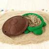 Mini Turtle Sandbox with Lid Summer Indoor Outdoor Round Tortoise Sand Storage Box 3D Printed Green Turtle Ornament Sand Container Beach Toy