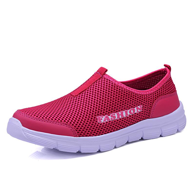 Plus Size Men's Breathable Mesh Slip-On Shoes - Lightweight, Casual, and Perfect for Summer