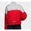 Adidas Jackets Women's Red Gray Multicolor Stand Collar Moderate Other (Unisex) Jackets GJ9021
