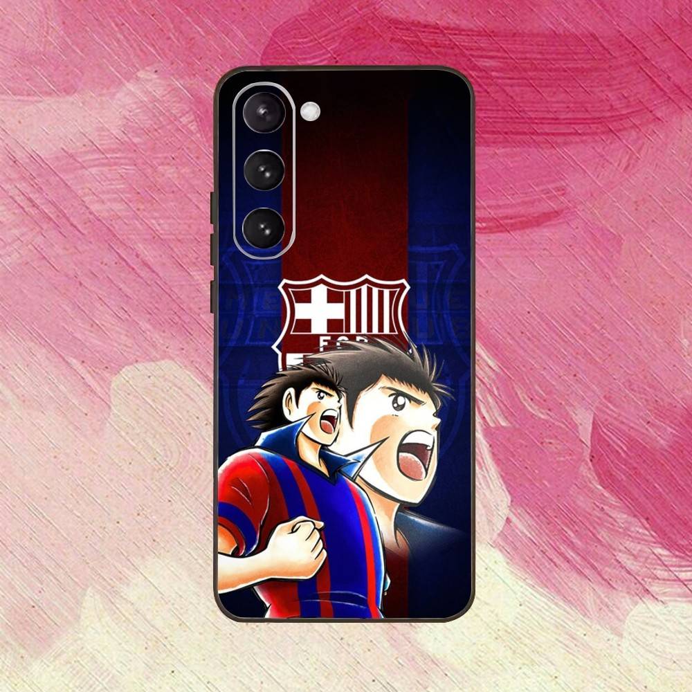 Comic C-Captain Tsubasas Phone Case For Samsung Galaxy A73,A72,A71,A70,A53,A52,A51,Others Soft Black Cover