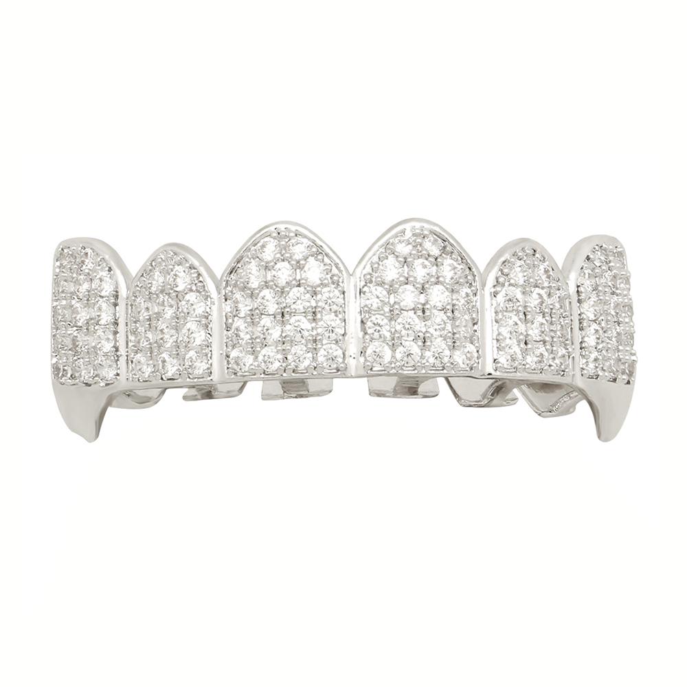 Buy Hip-Hop Rapper Gold Plated Mouth Caps Custom Teeth Grills Bottom ...