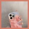 Gradient Color 3d Meteorite Pattern Letters Shockproof Phone Case For Iphone 14 11 12 13 Pro Max Lovely Soft Back Cover Case