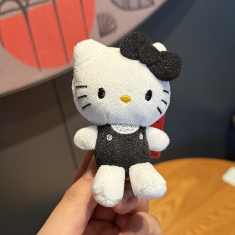 Plush Keychain With Heart Buckle For Bag Accessory And Kids Gift