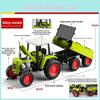 Agricultural Classic Retro Tractor Model With Sound And Light Function Kid Toy