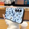 Case for Samsung Galaxy A57 A15 A23 A73 A51 A37 A25 A16 A55 A06 A52 A36 A53 A17 A05 Phone Cover A13 A70 A12 A41 A50 Cartoon Blue