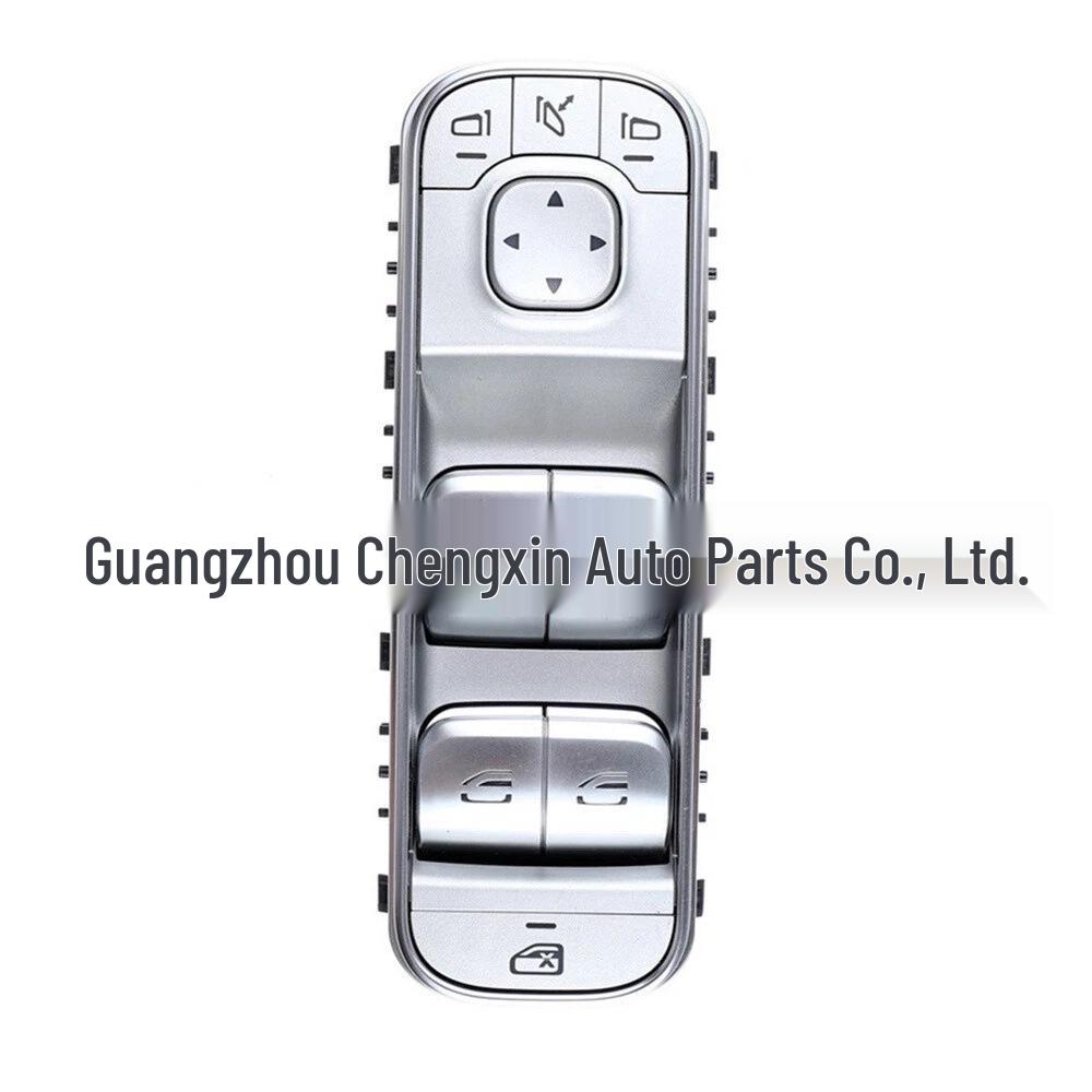 Mercedes/Benz Electric Window Regulator Switch (Silver, 19-21 Models) Electric
