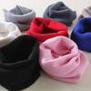 Winter Warm Cashmere Scarves Unisex Elastic Wool Knit Ring Neck Scarf Snood Female Thicken Windproof Cycling Driving Pullove O20