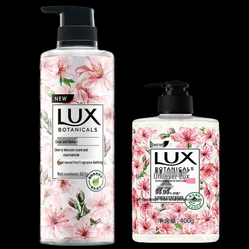 Lux Tea Tree Essential Oil Cherry Blossom Wash & Care Set