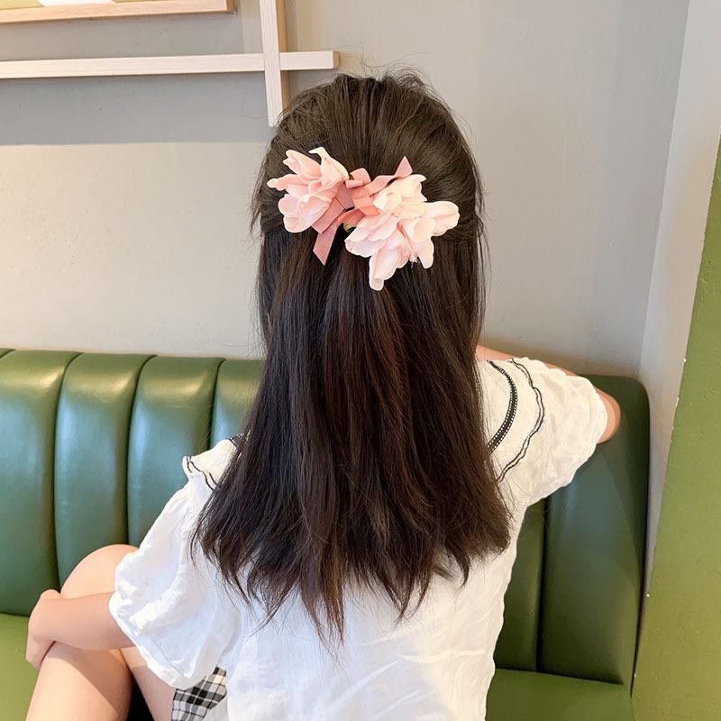 Korean Bow Hair Clip for Girls - Princess Style Cute Fairy Hair Accessory