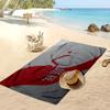 Nottingham Forest Football Print Beach Towel, Large Soft Quick Dry Towel for Beach Camping Swimming