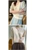 Tricou de bază pentru femei, cu gât în V, tricotaj larg din lână pură, cu mânecă scurtă, din cașmir