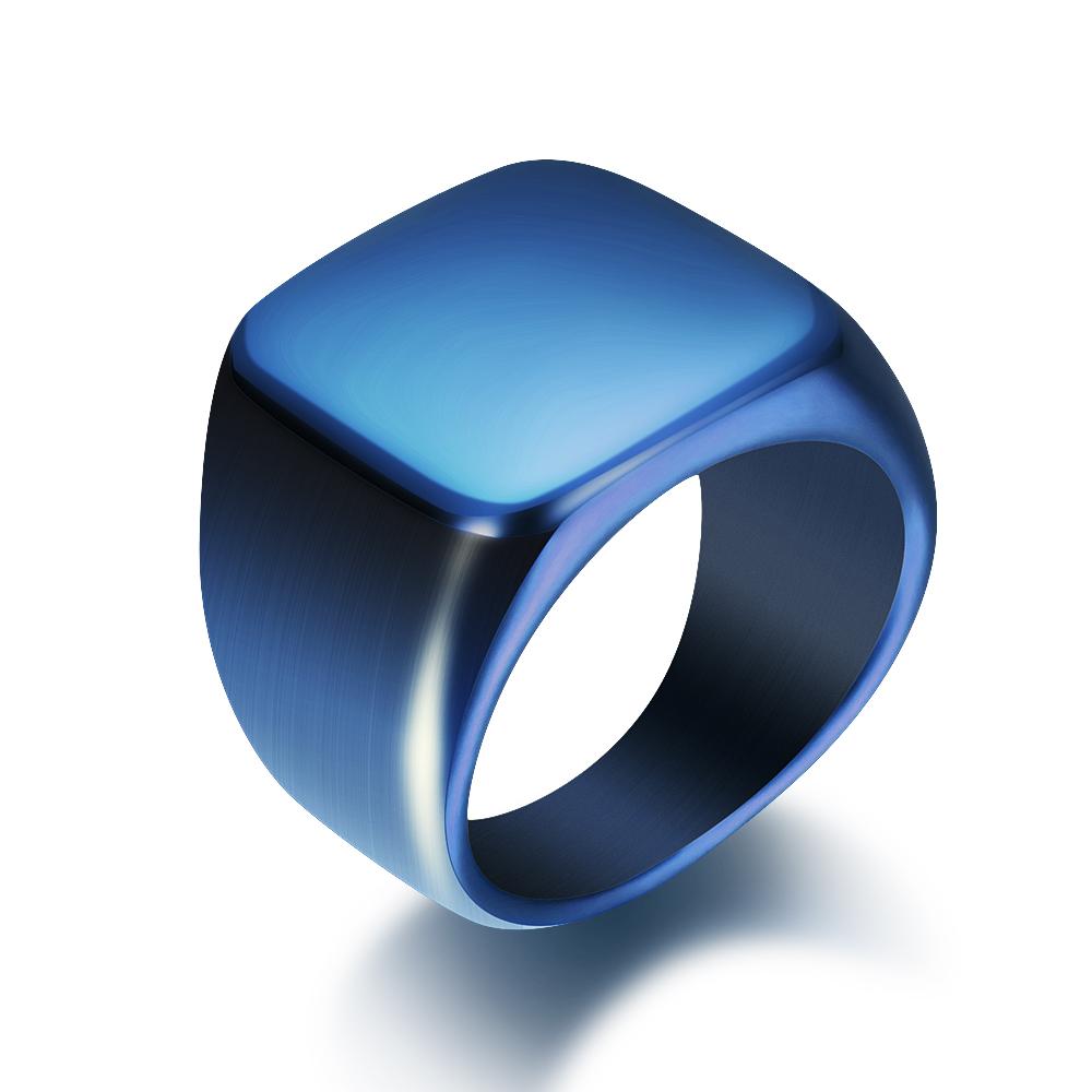 2025Vintage Simple Polished 18MM 304 Stainless Steel Titanium Ring